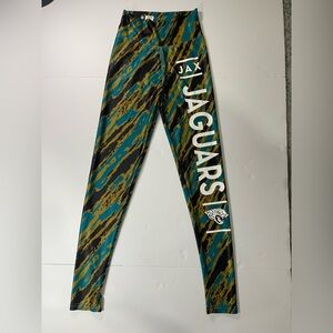 NFL Football Team Apparel Jacksonville Jaguars Stripes Women's Leggings Size S